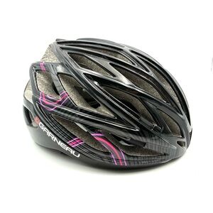 Garneau Black and Pink Cycling Helmet